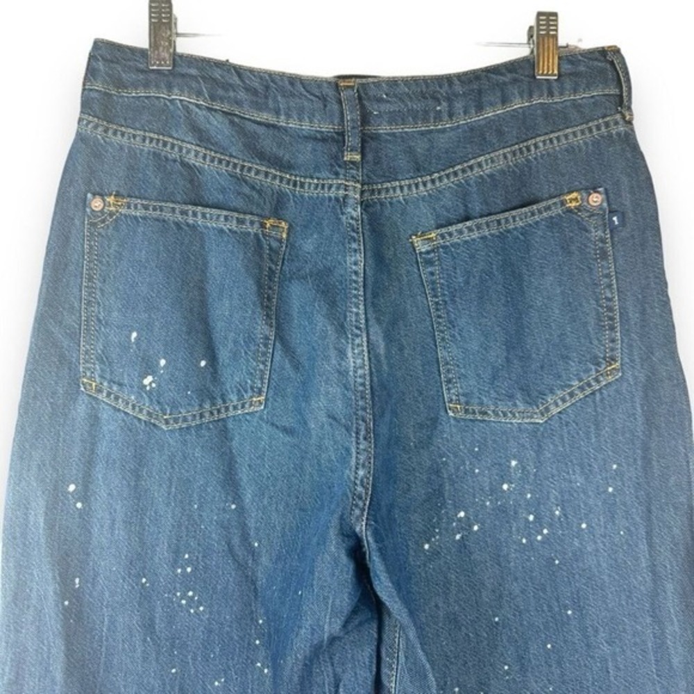 Pilcro Anthropologie The Annie High Rise Wide Leg Jeans Womens Size 30 Organic - Picture 13 of 16